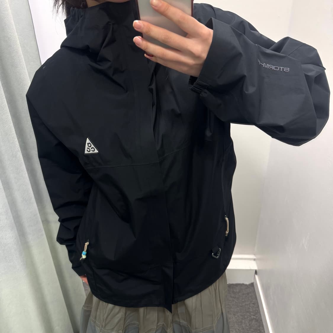 나이키acg 블랙 스톰핏 ADV 레인 풀 집 자켓 상품이미지1