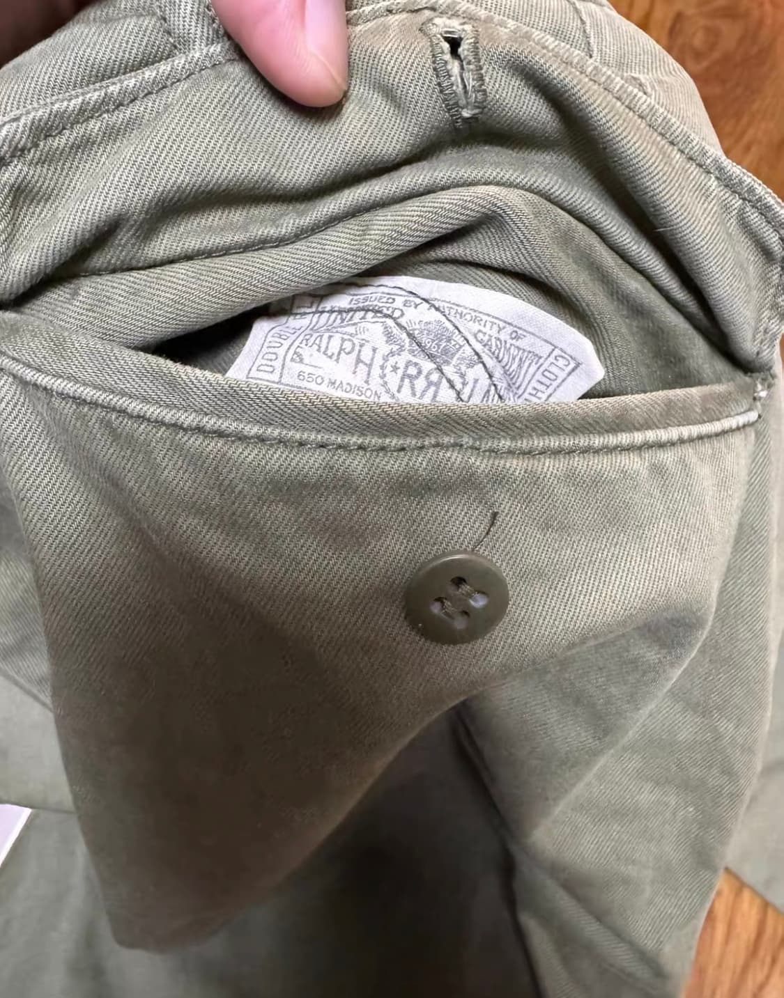 rrl 더블알엘 밀리터리 치노 팬츠 상품이미지3