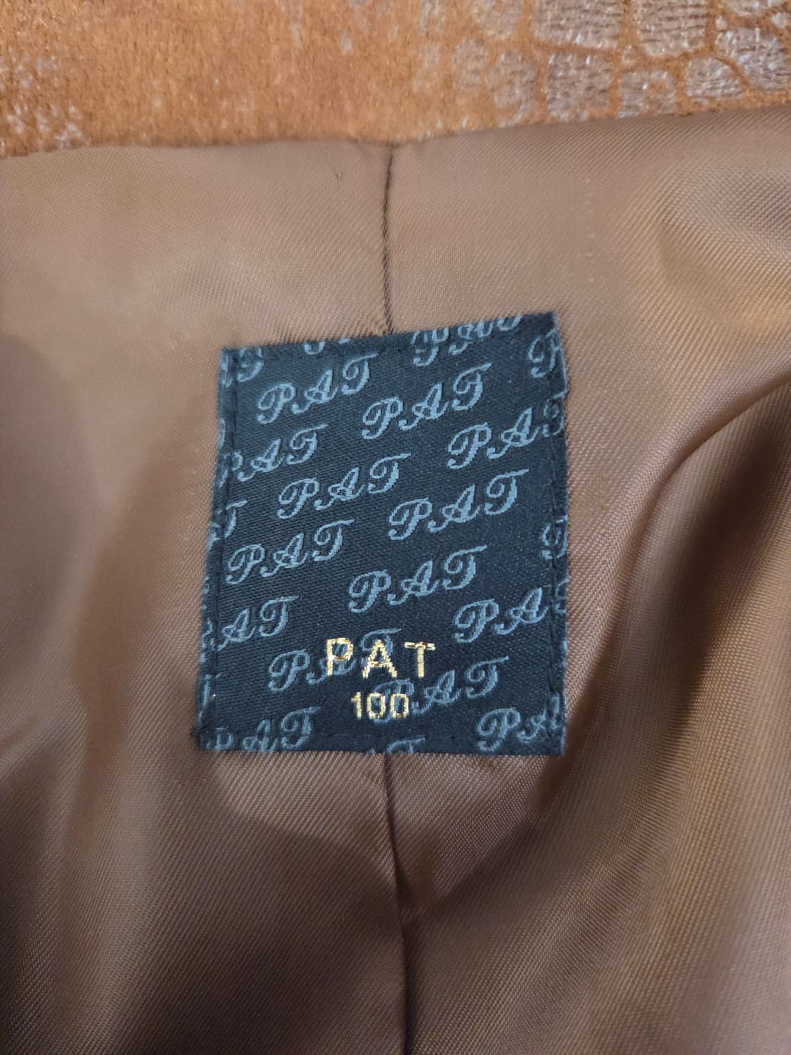 PAT 여성 크로커다일 배색 스웨이드 자켓 상품이미지8