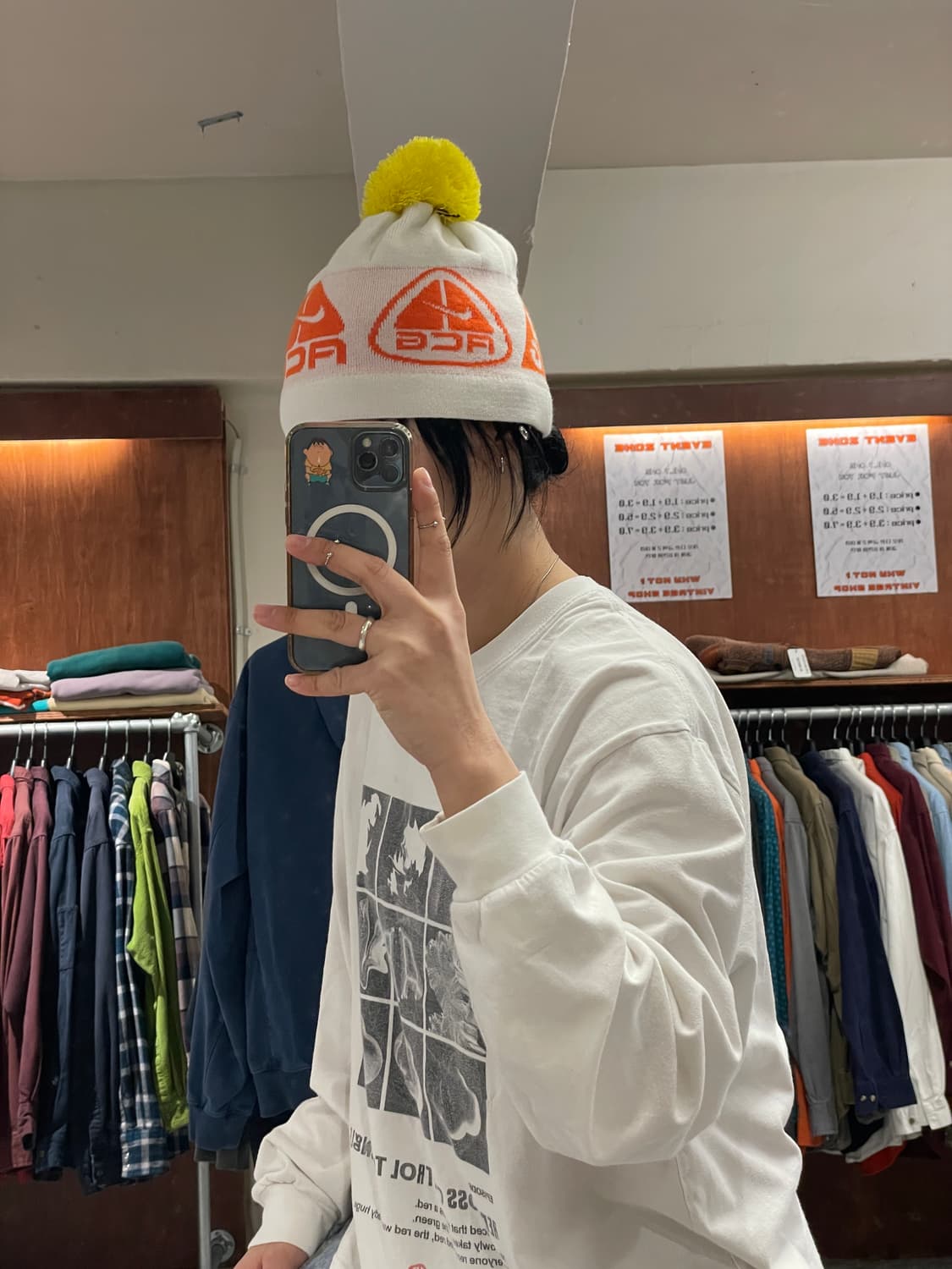 나이키 acg 폼폼 비니 상품이미지2