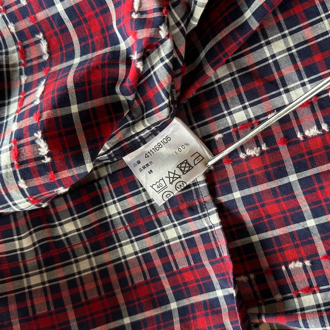 [L-XL]맥그리거 McGregor 체크 반팔 셔츠 상품이미지6