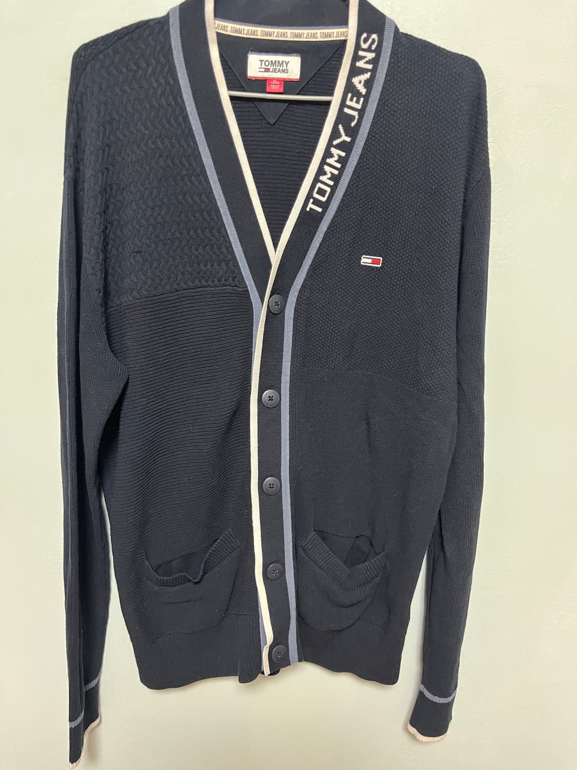 타미진스 네이비 가디건 니트 상품이미지1
