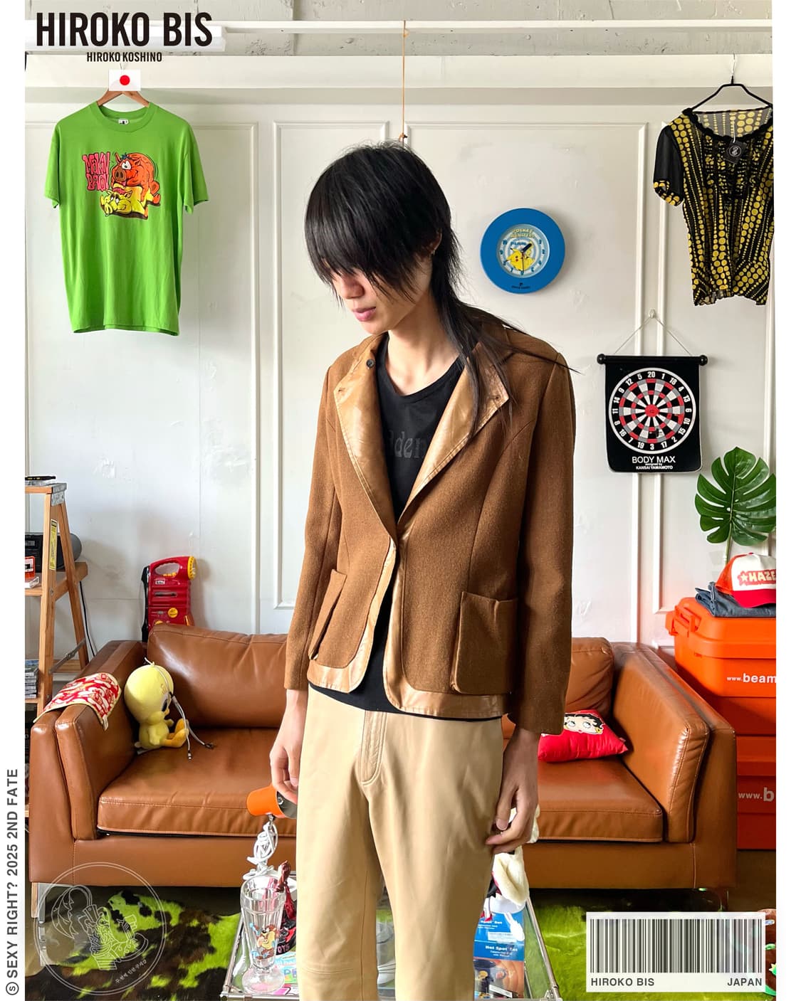 HIROKO BIS Vintage 2-Way Wool Jacket 상품이미지1