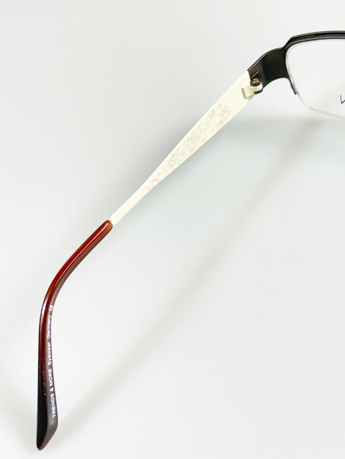 독일제 MARC CAIN 반무테 스퀘어 빈티지 안경 상품이미지7