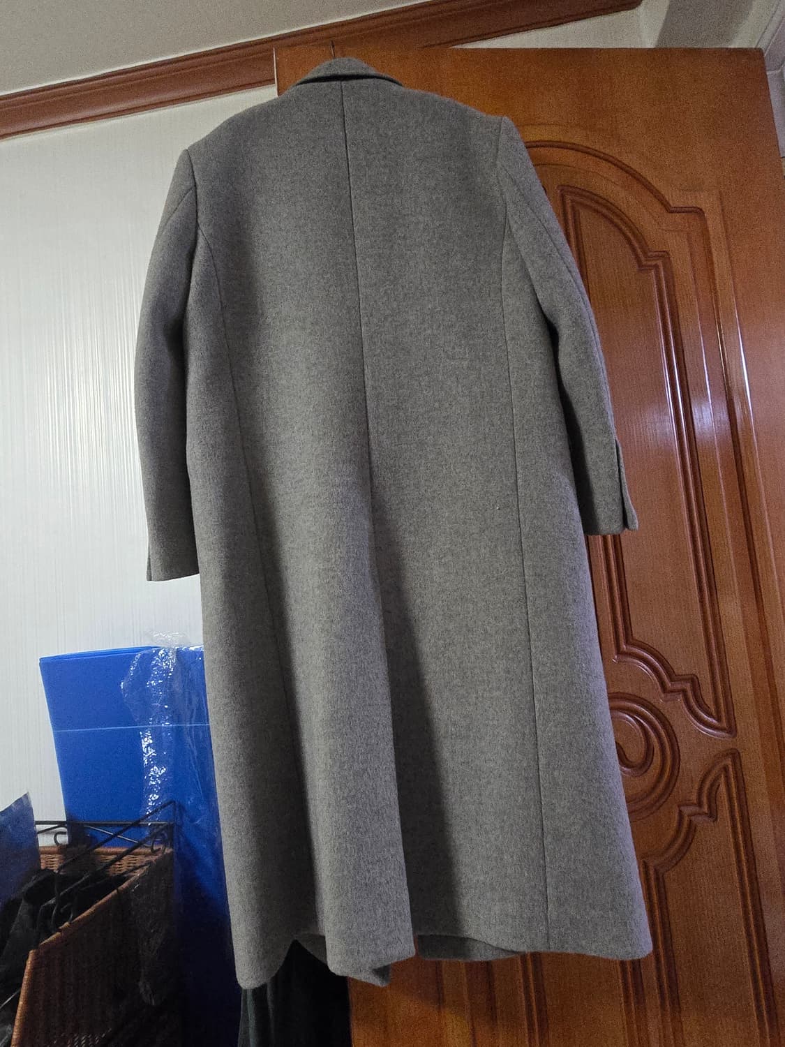 던스트 유니섹스 울 코트 그레이  S 상품이미지5