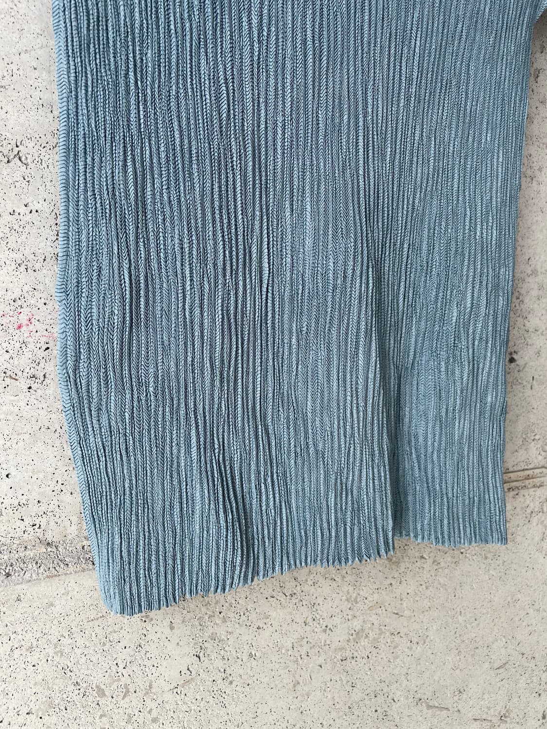 Hiroko bis 히로코비스 플리츠 탑 블루 상품이미지5