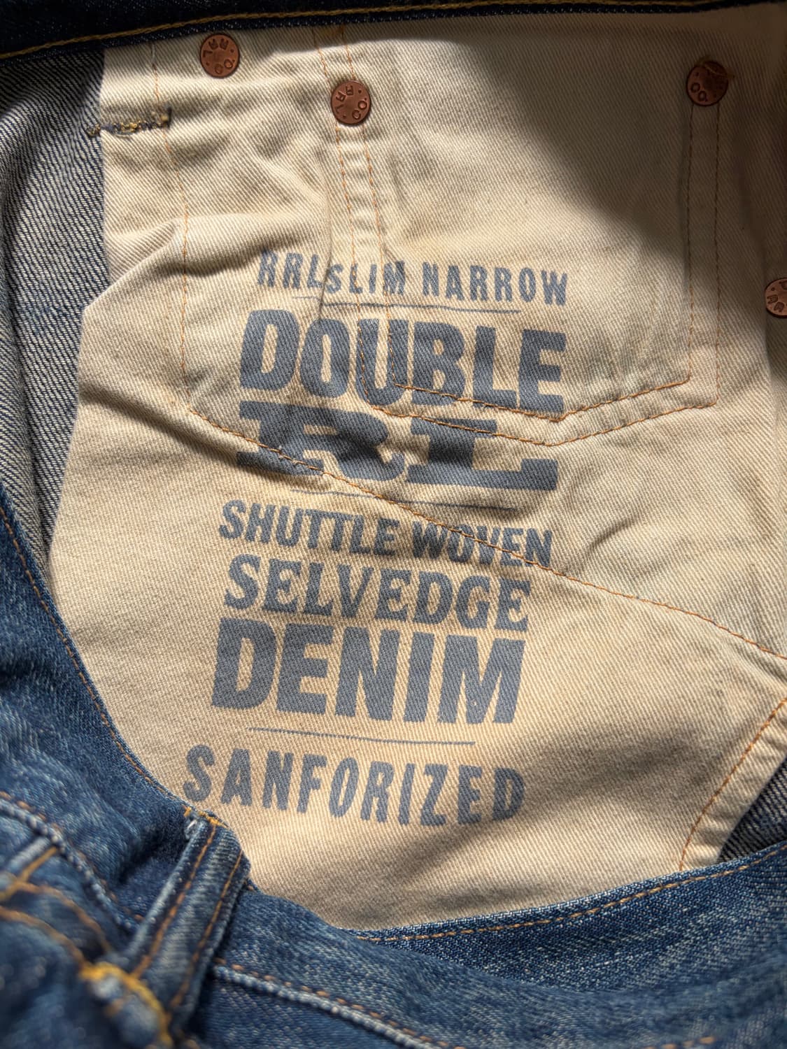 RRL Slim Narrow Seldvedge Denim  상품이미지9