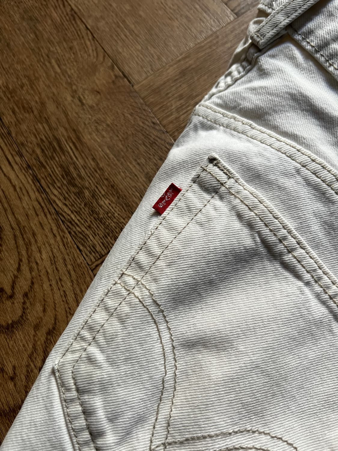 [34]00's 리바이스 505 에크루 데님 팬츠 상품이미지8