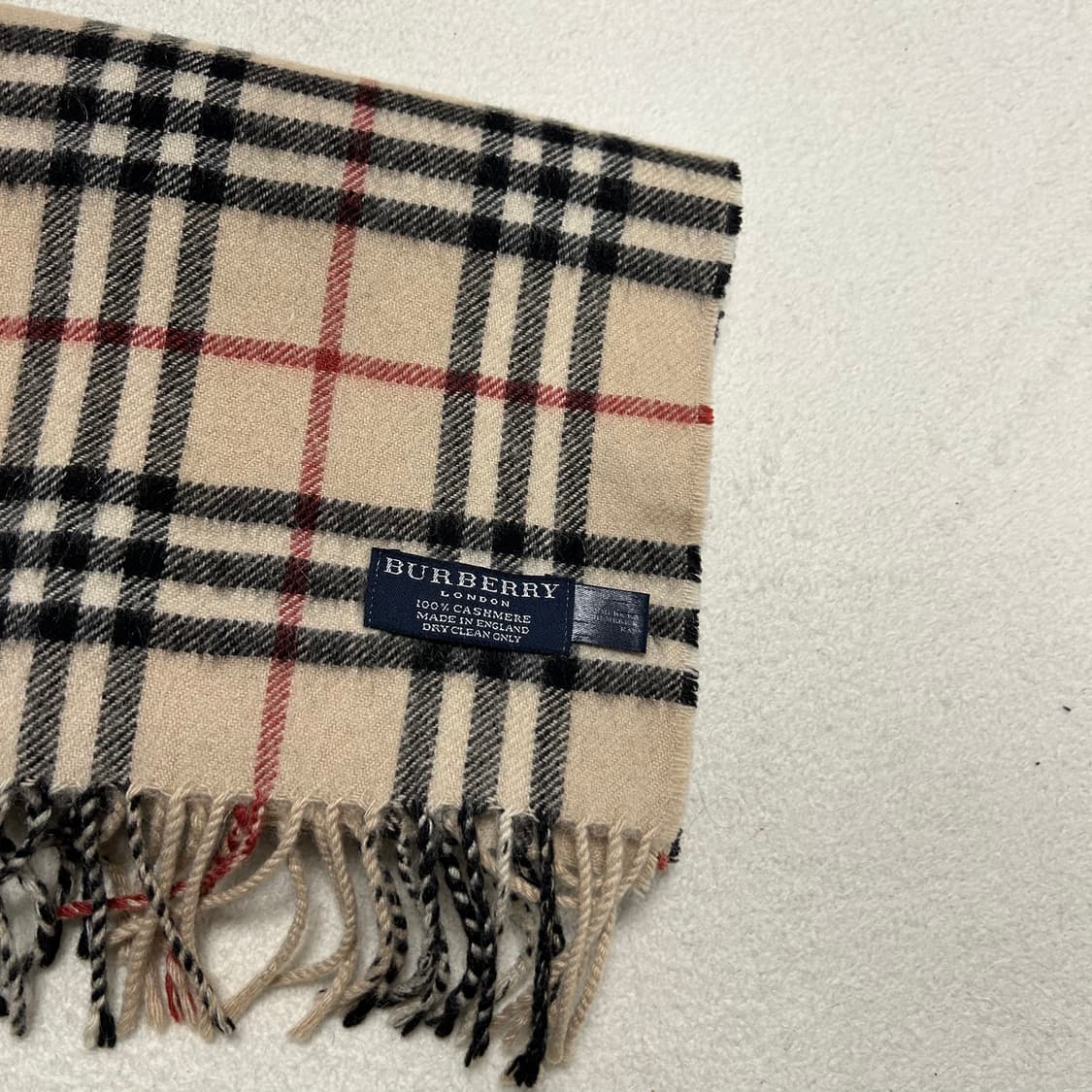 Burberry Light Beige Nova Check Muffler 상품이미지5