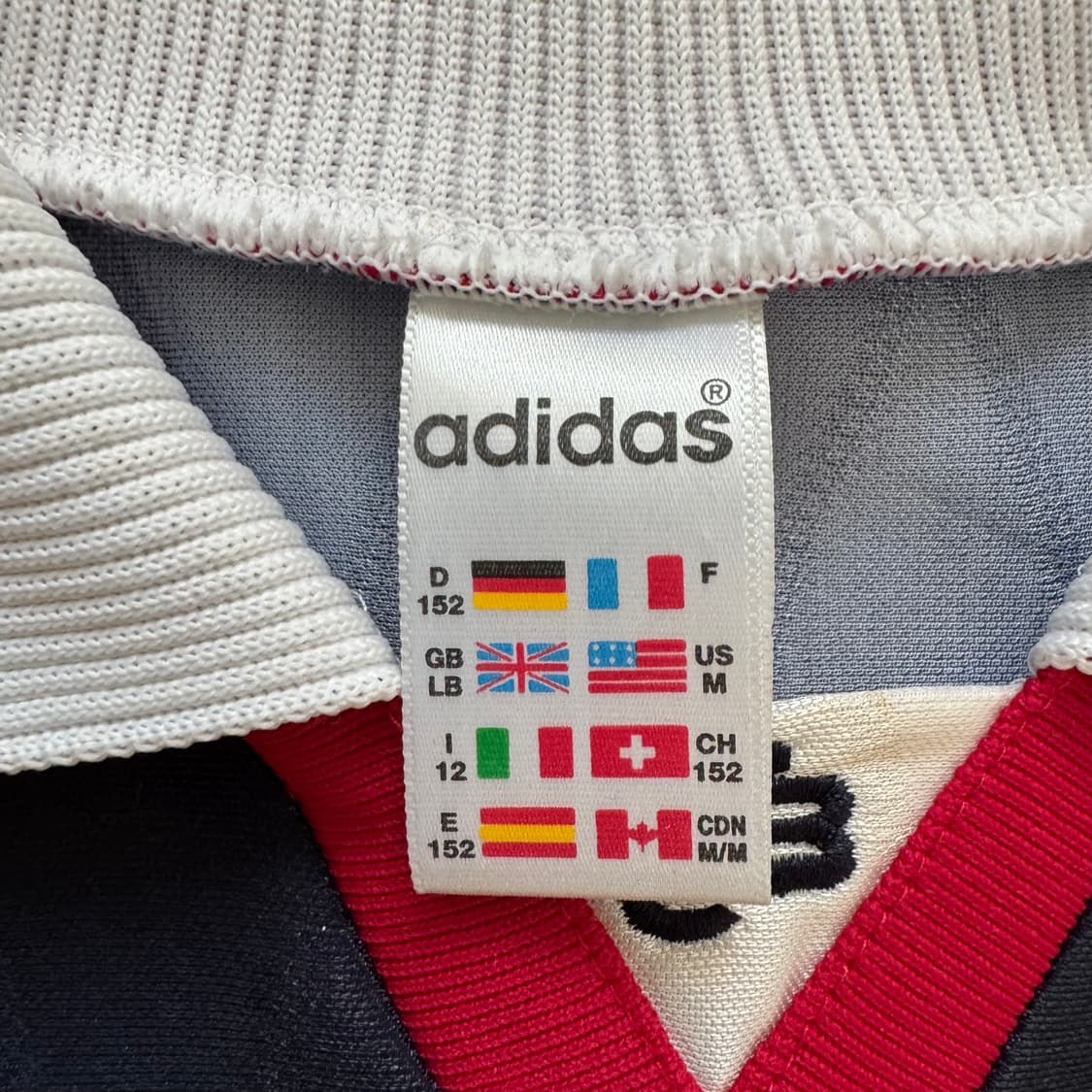 ADIDAS 일본빈티지 유니폼 축구유니폼 크롭티 반팔 s 36 상품이미지4