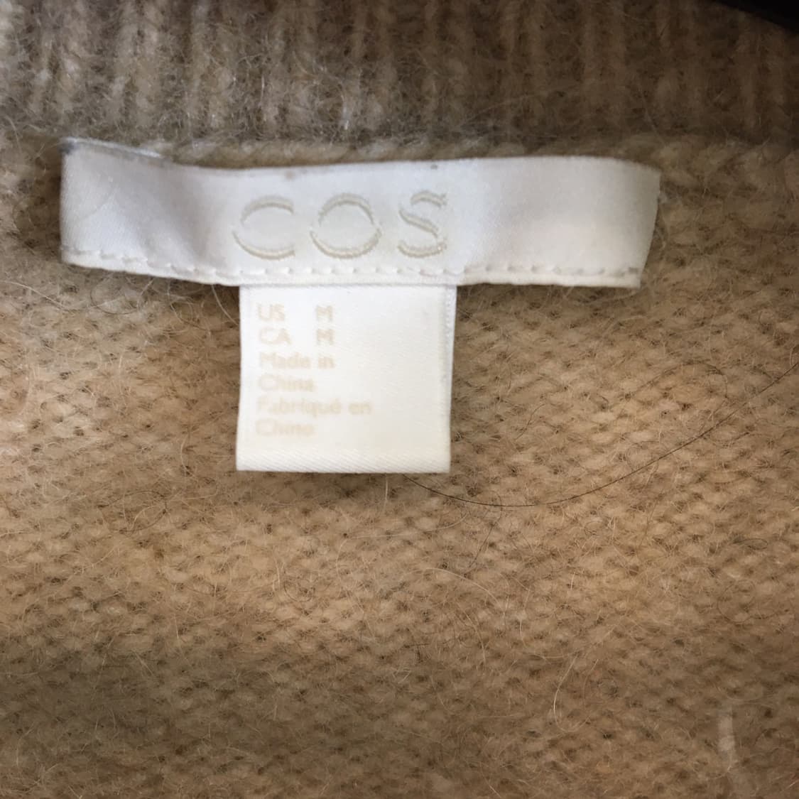 COS 코스 앙고라 컬러블록니트 M 상품이미지5