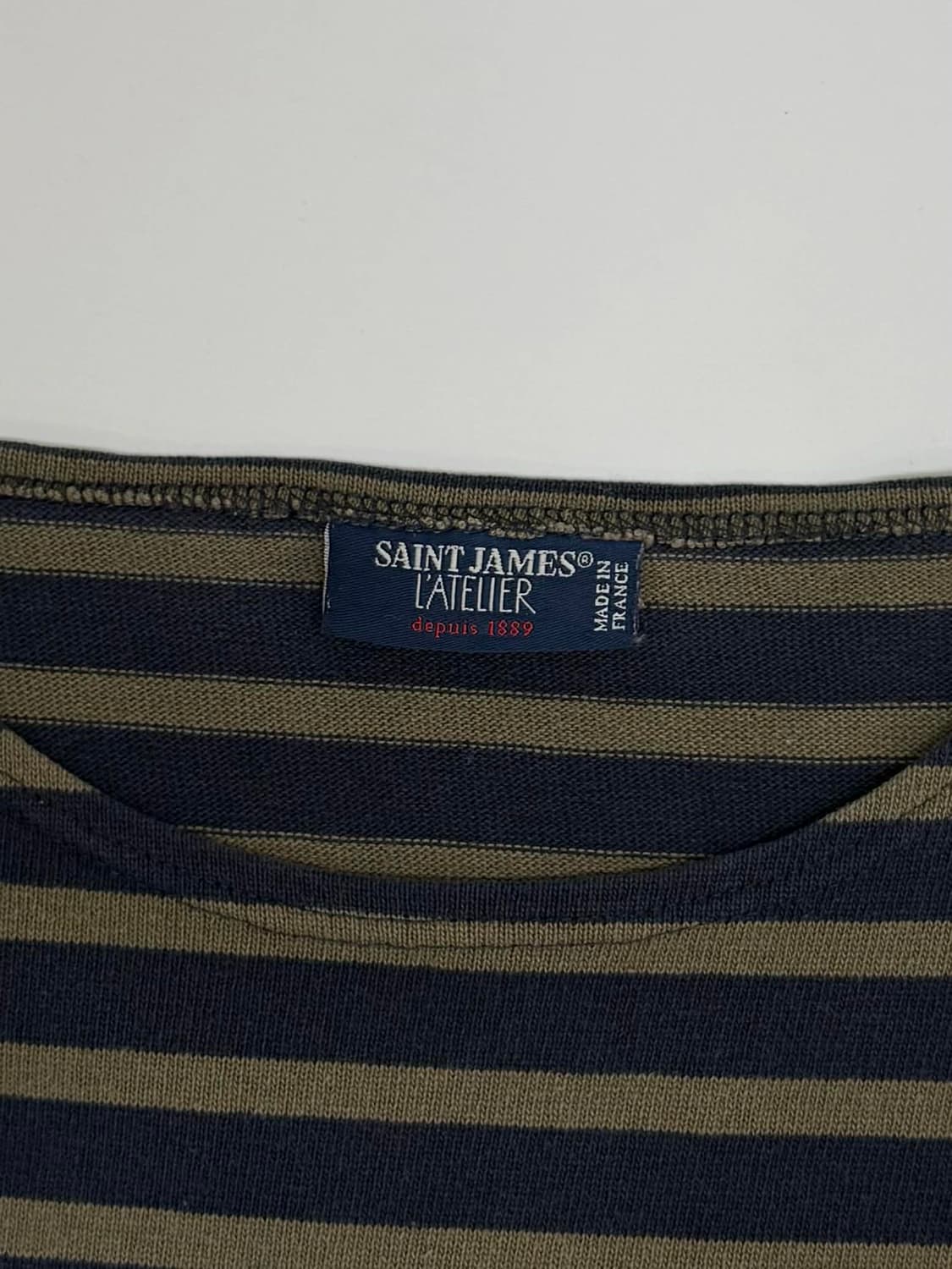 [XL] 세인트제임스 아뜰리에 스트라이프 긴팔 티셔츠 상품이미지4