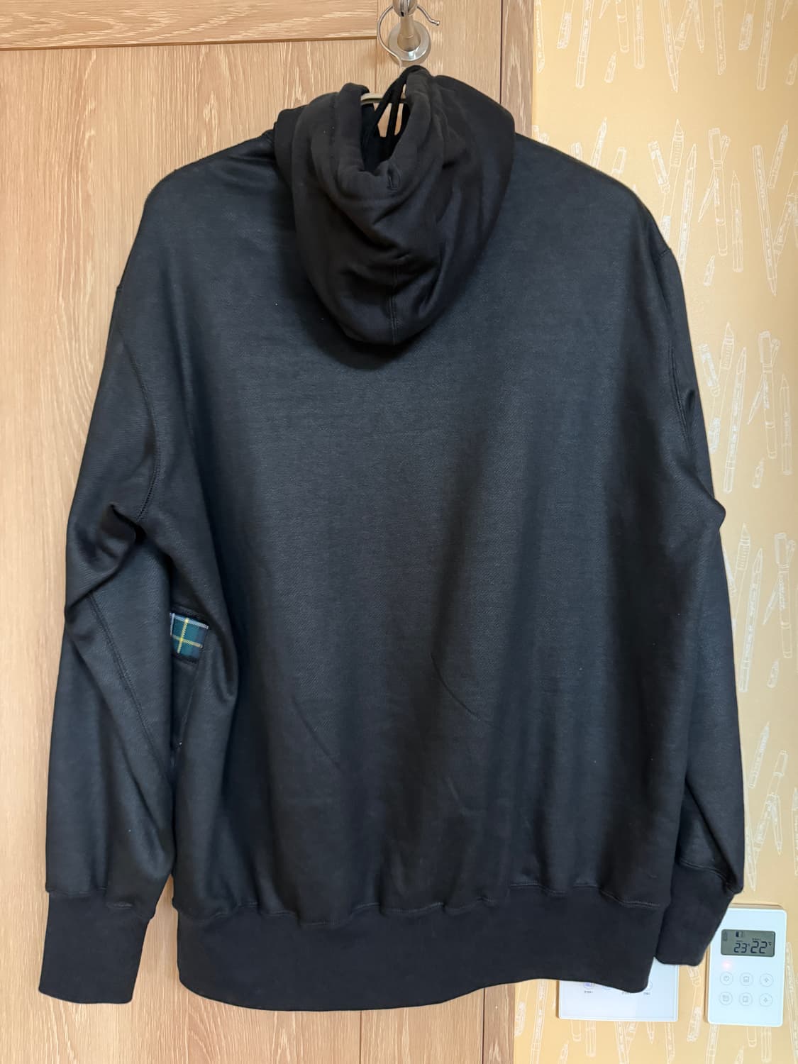 Junya Watanabe 블랙 패치워크 후드티 L  상품이미지2