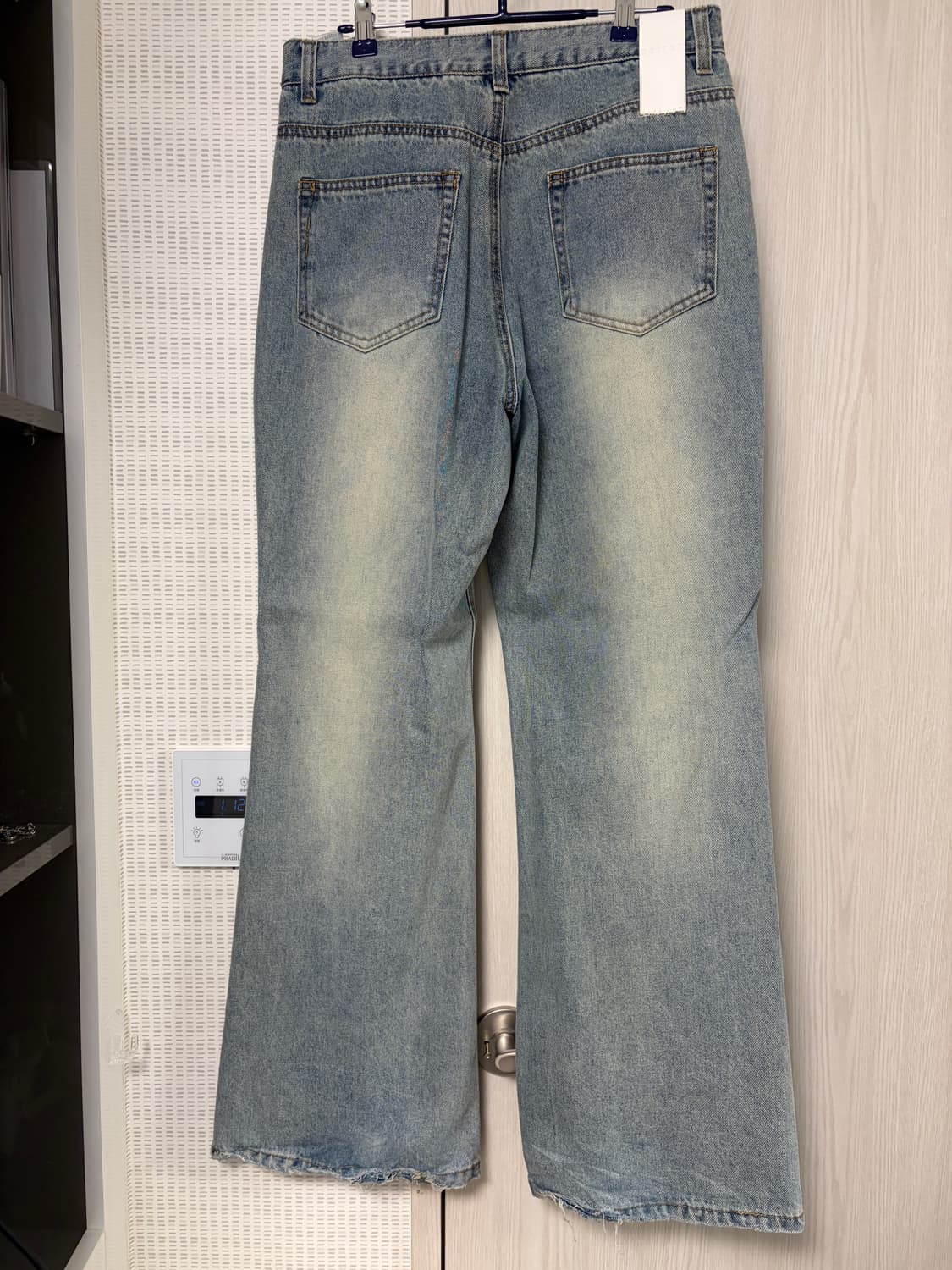 [48] 노이어 디스트로이드 플레어 데님 라이트블루 상품이미지3