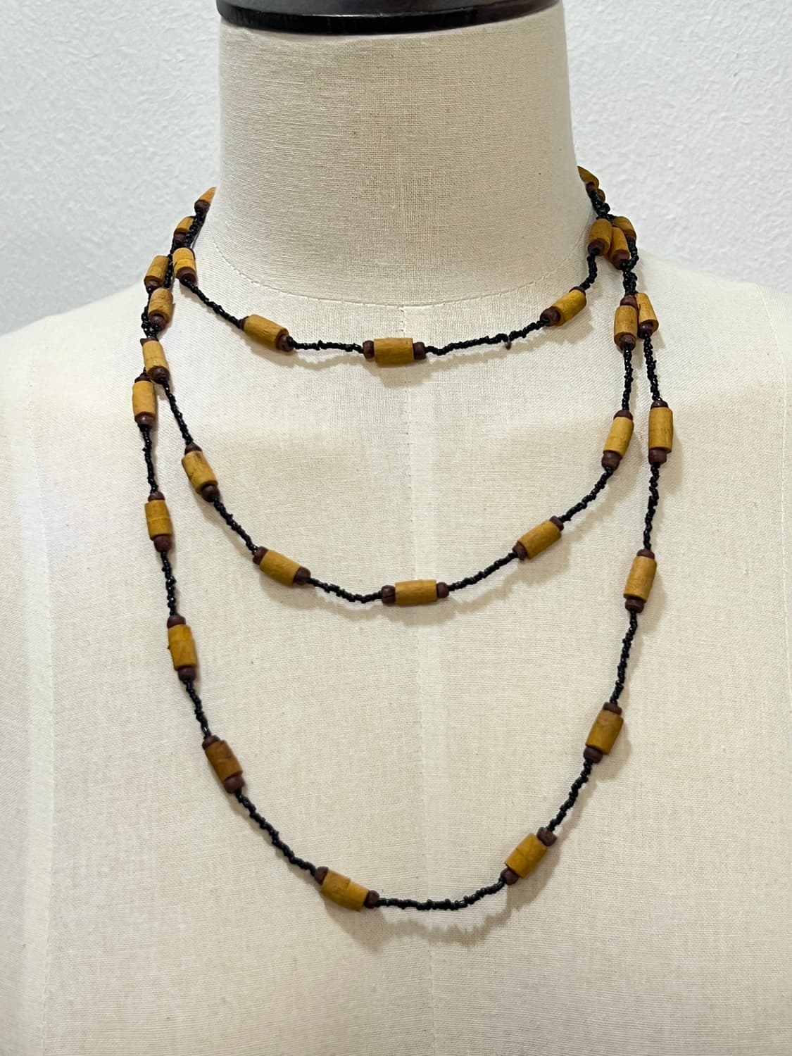 [주얼리] Hippie wood necklace 상품이미지1