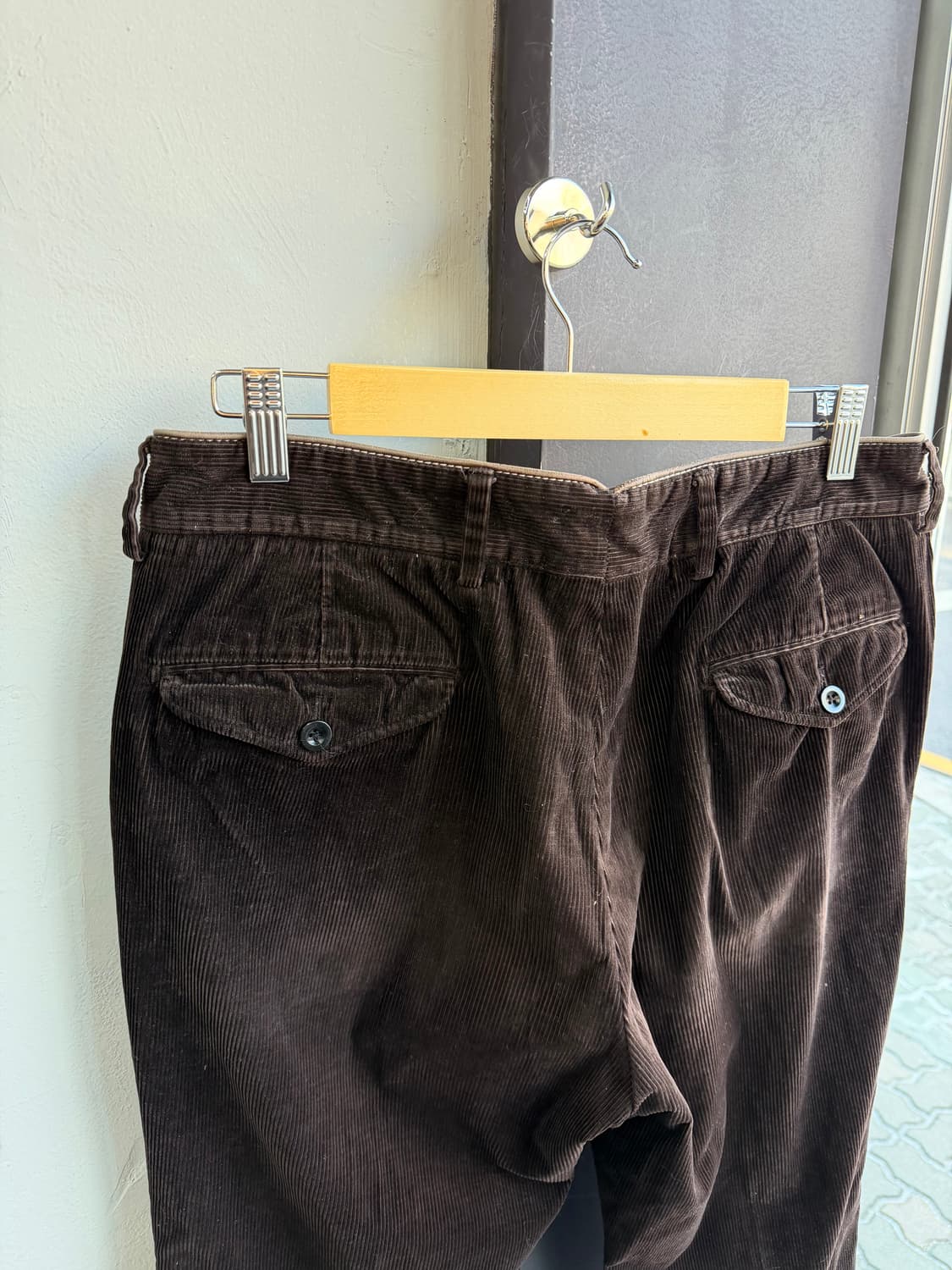 32/ 에르메스 코듀로이 투턱 팬츠 상품이미지6