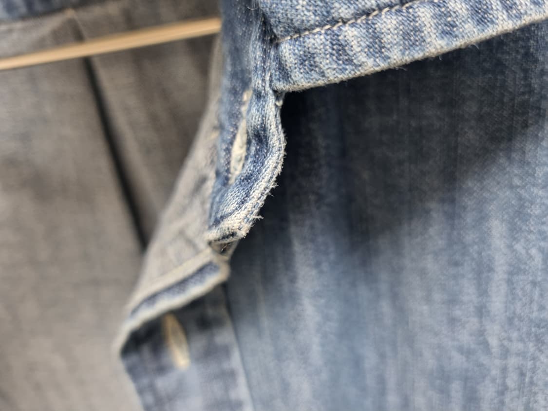 남성 폴로 멀티포니 긴팔 데님 청 셔츠 남방 상품이미지8