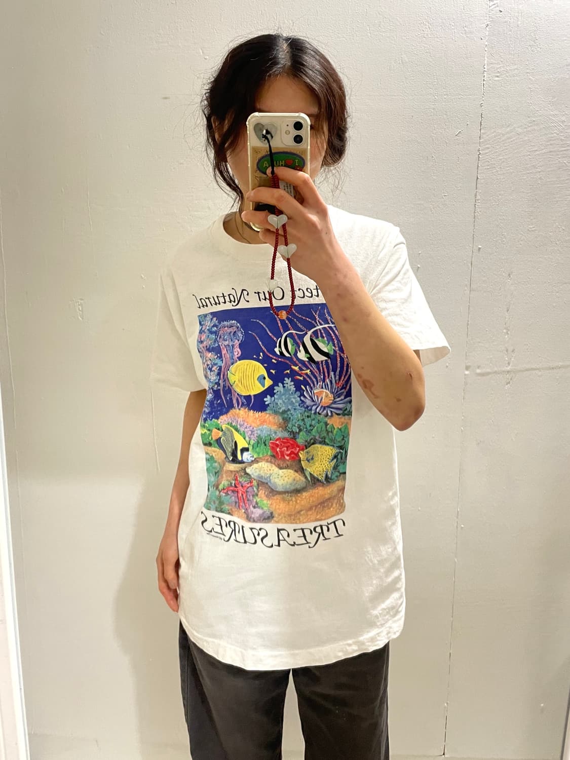 90년도 빈티지 열대어 티셔츠 상품이미지1