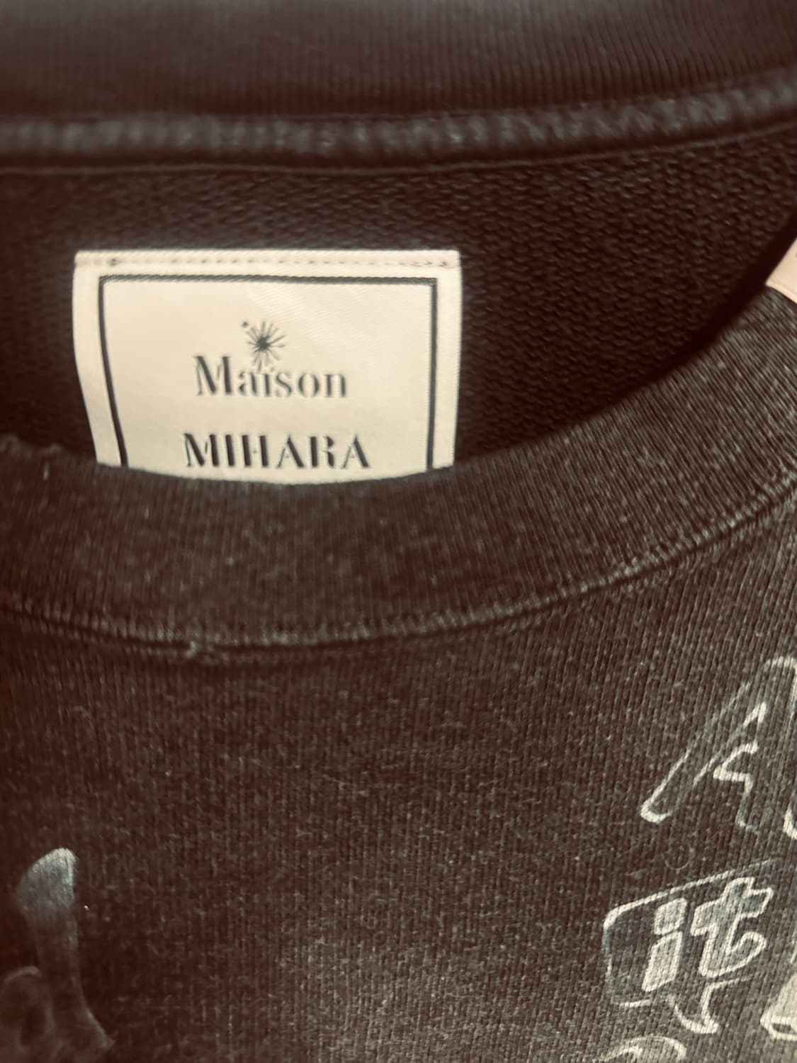 [50]미하라야스히로 그레이트풀 데드베어 프린트 디스트레스드 스웨트셔츠 상품이미지4