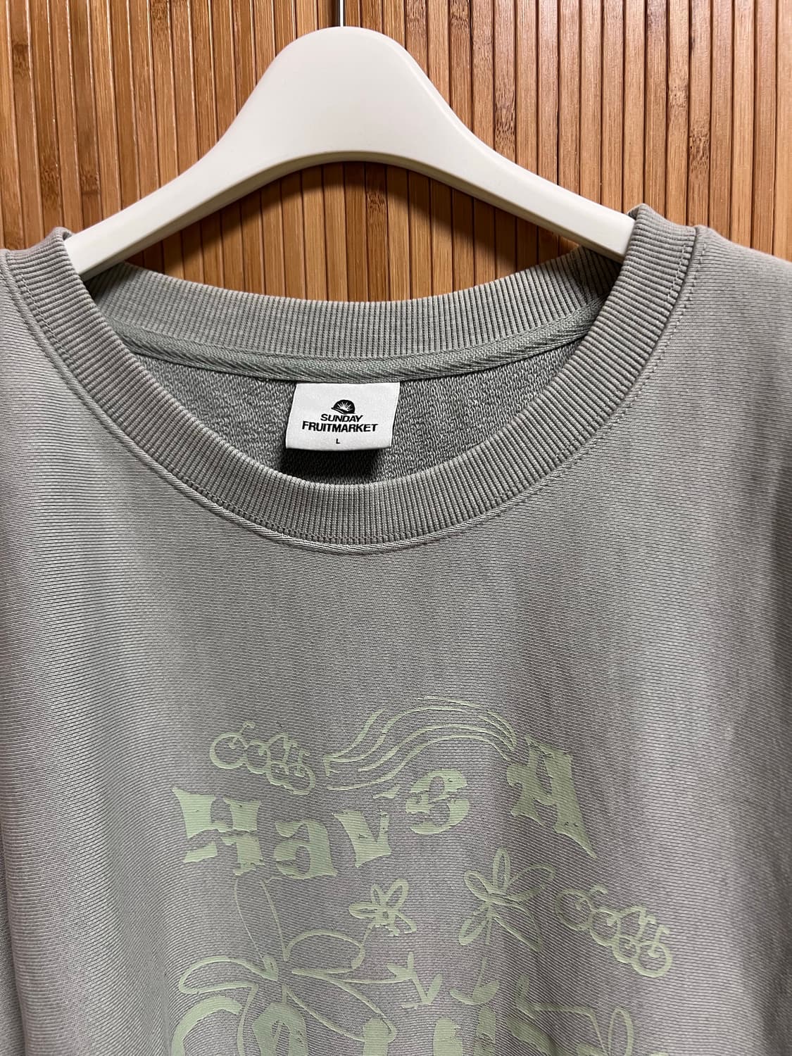 선데이 후르츠마켓 맨투맨 L 상품이미지2