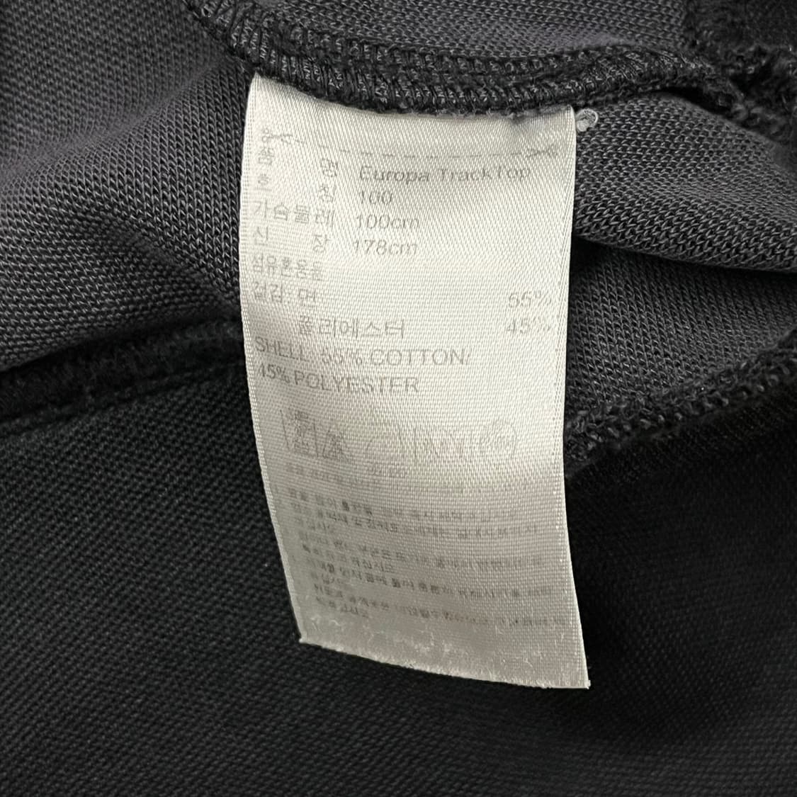 [정품/100] 아디다스 블랙 레드 삼선 져지 트랙탑 b8 상품이미지6