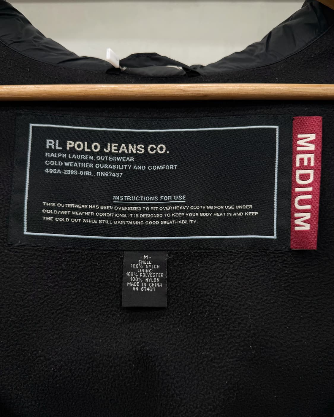 폴로 진스 00s 스펠로고 나일론 윈드브레이커 상품이미지8