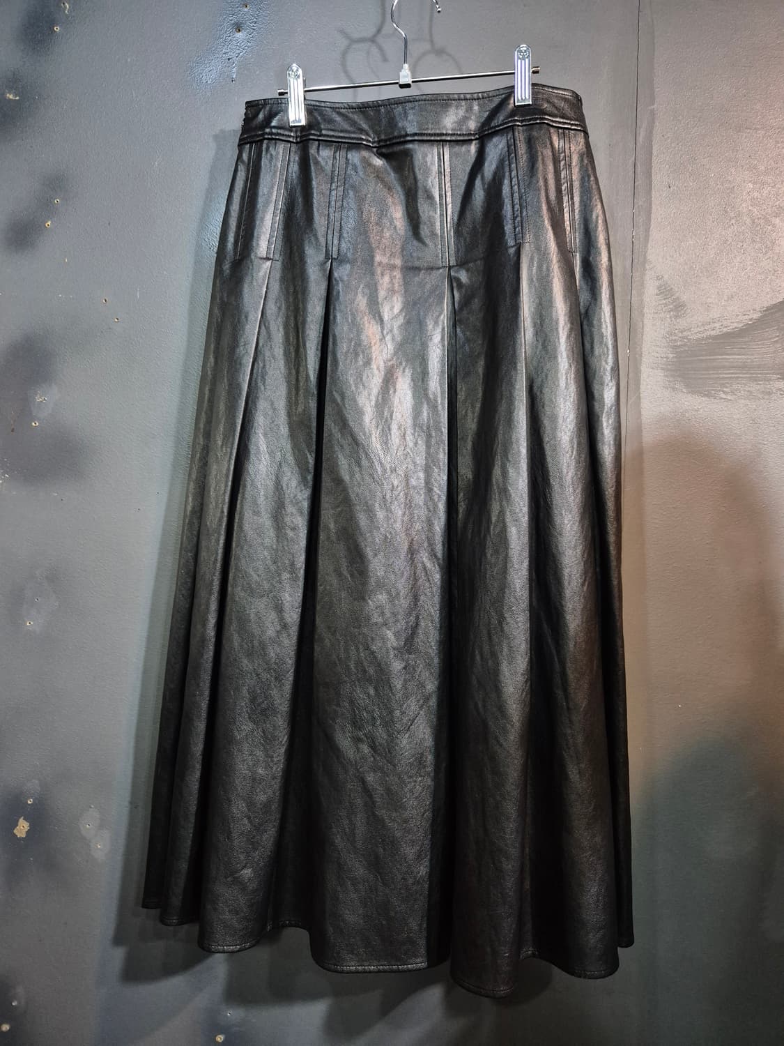 CC collect 블랙 레더 롱 스커트 55 상품이미지2