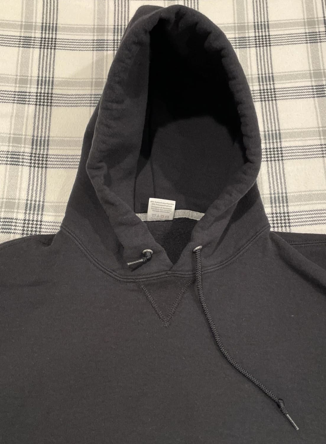 러셀 애슬레틱 빈티지 블랙 후드티 상품이미지2