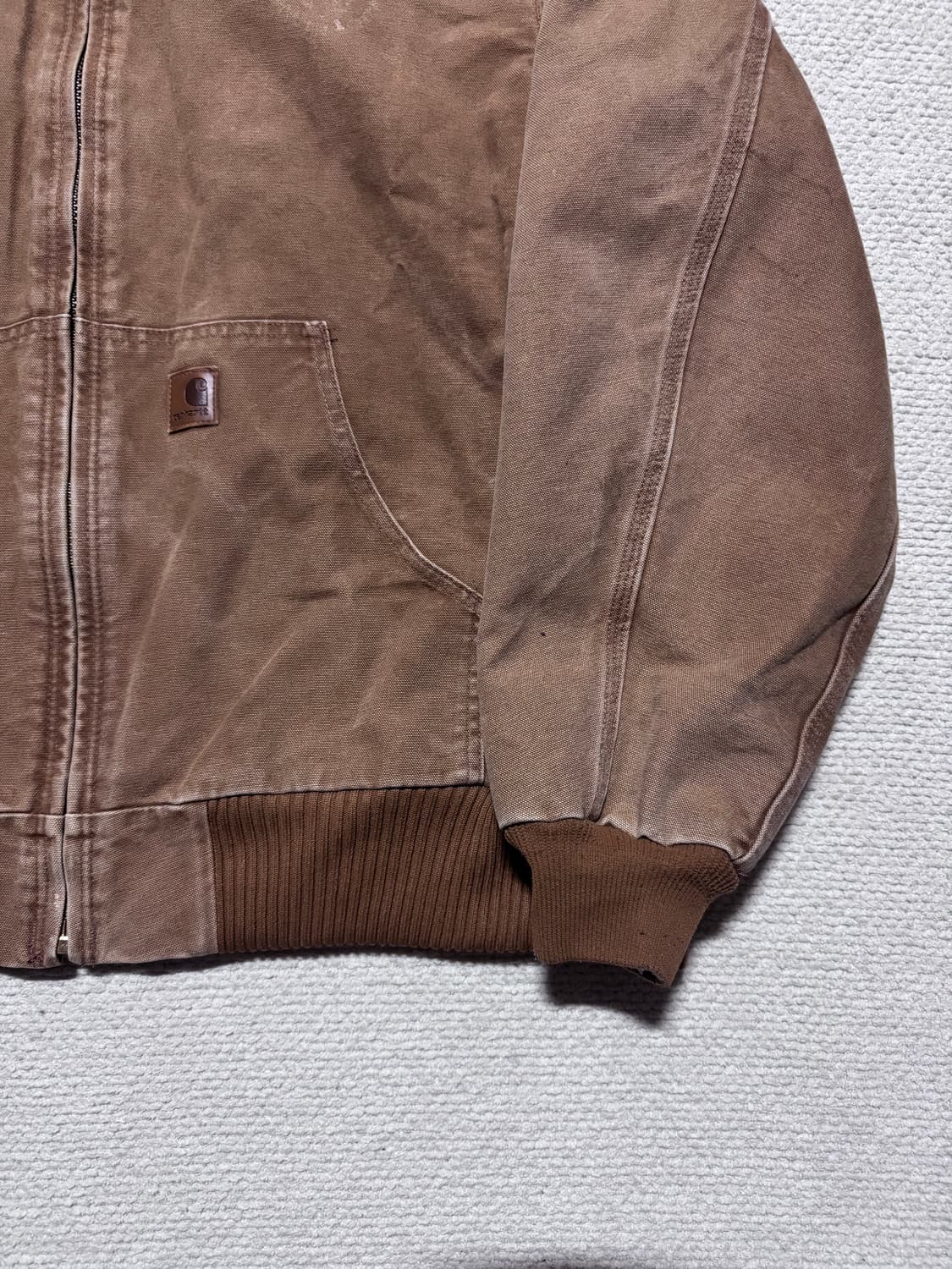 칼하트 J130 브라운 액티브 자켓 XL 상품이미지5