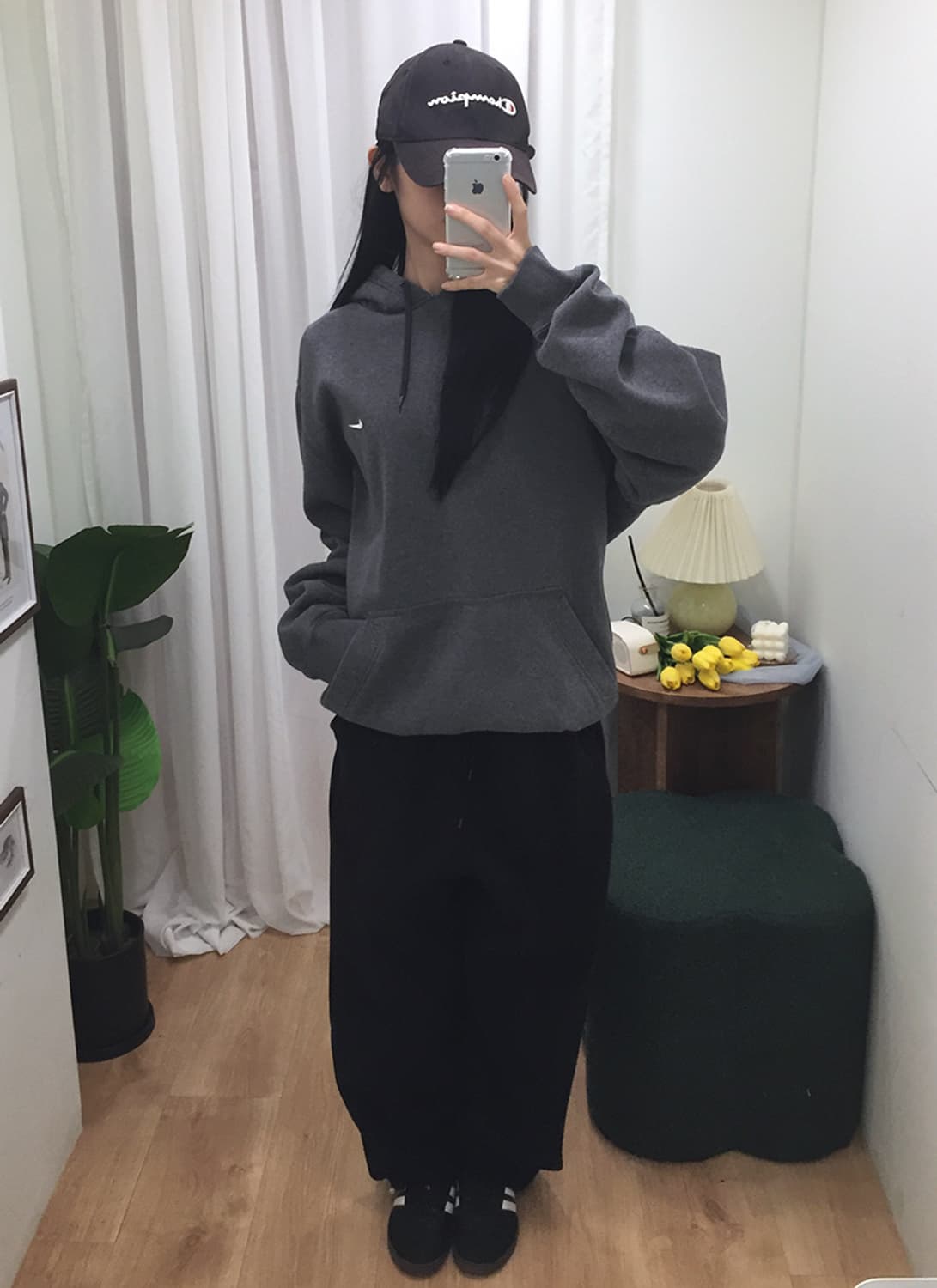 공용 나이키 기모 후드티 100 상품이미지2