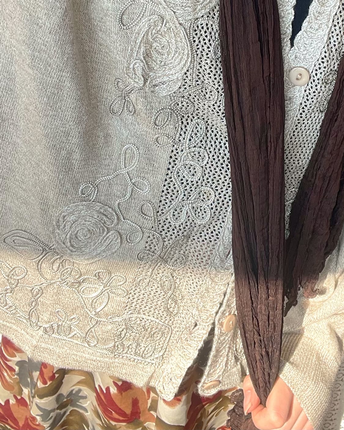 Flower Pattern Cardigan 플라워 패턴 가디건 상품이미지3