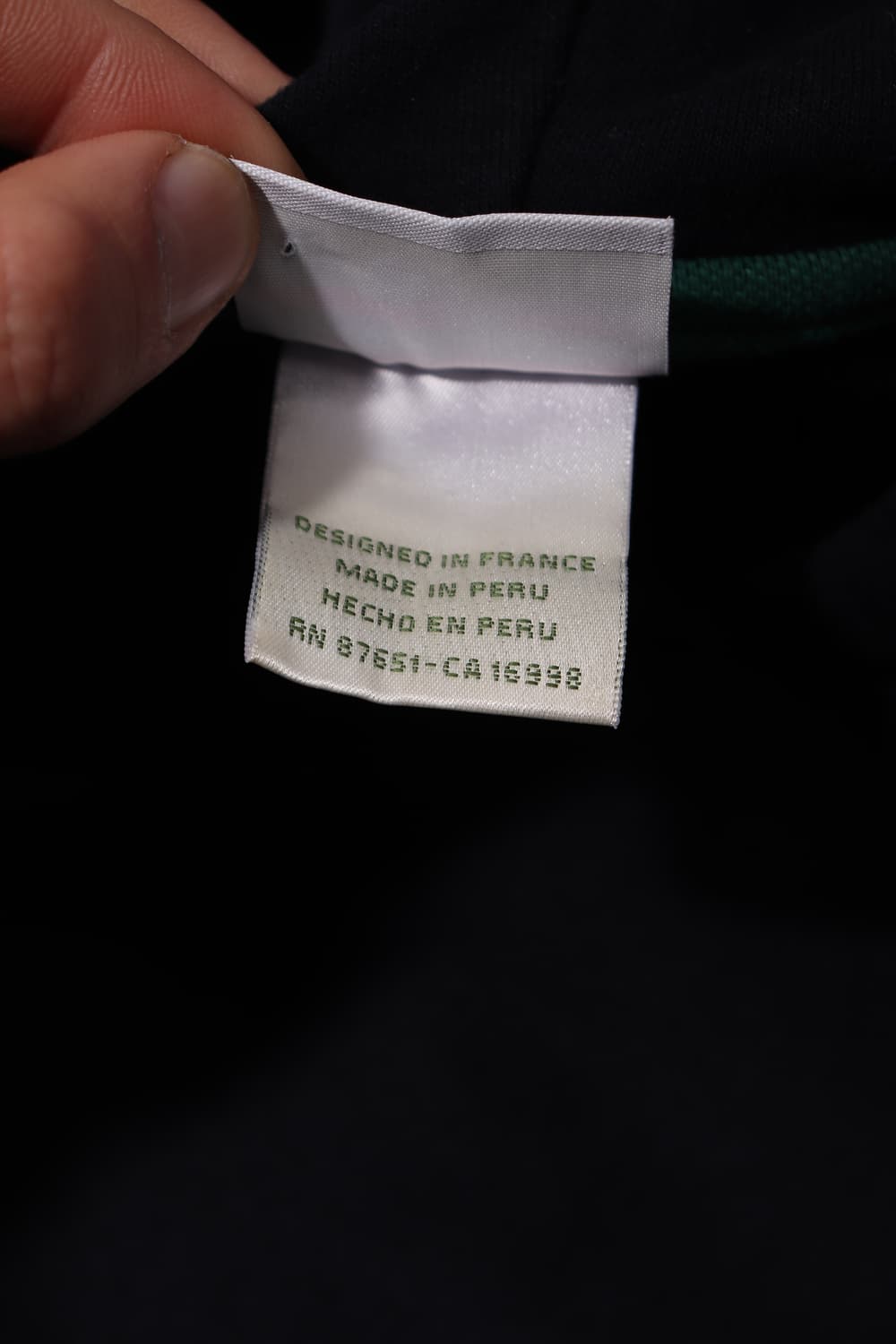 LACOSTE 시그니처 로고 후드 티셔츠 size 3 상품이미지4