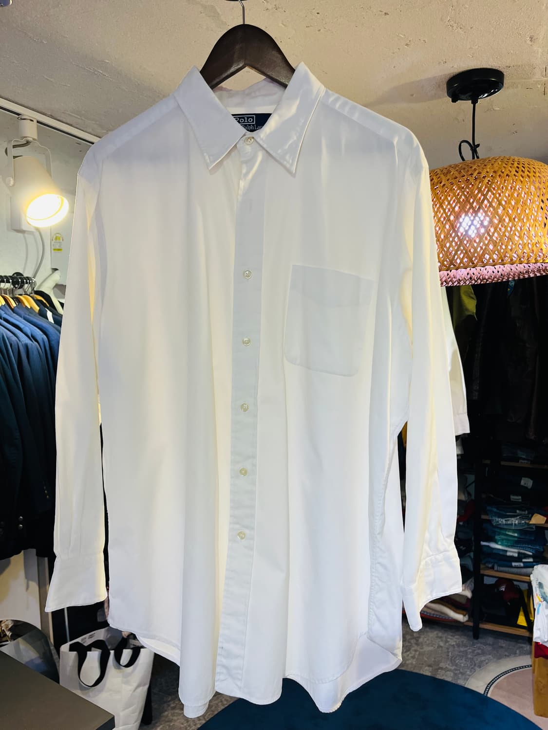 폴로 랄프로렌 화이트 드레스 셔츠 상품이미지1