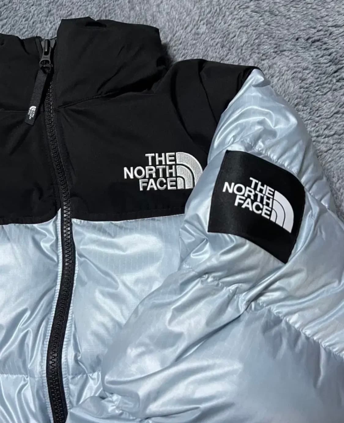 노스페이스 눕시 다운 자켓 스카이블루 M 상품이미지2