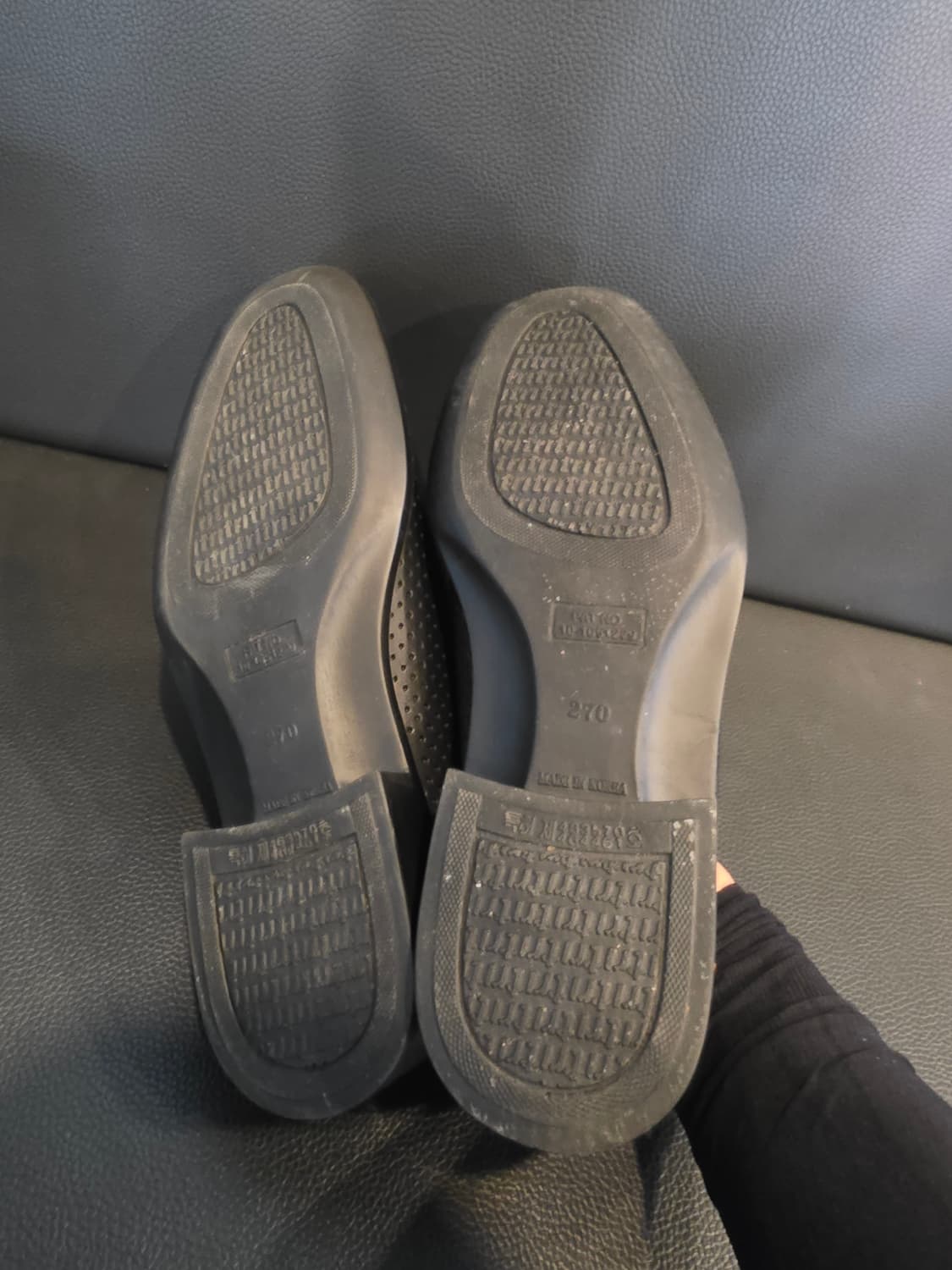 탠디 매쉬타입 타공 슬립 구두 로퍼 상품이미지9