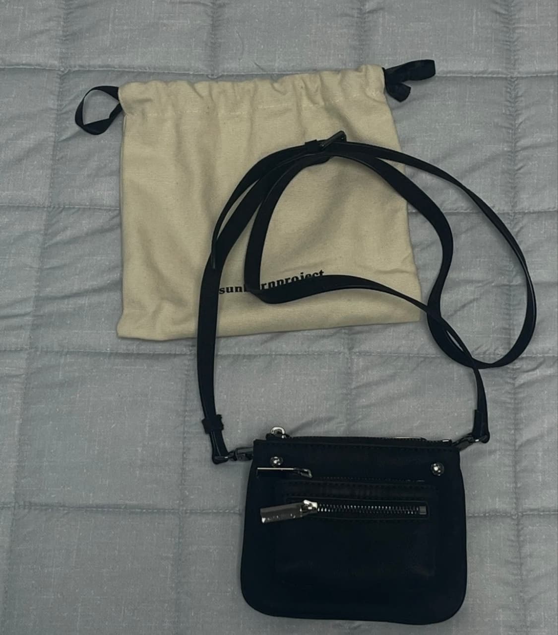 썬번프로젝트 rivet two way mini bag black 상품이미지6