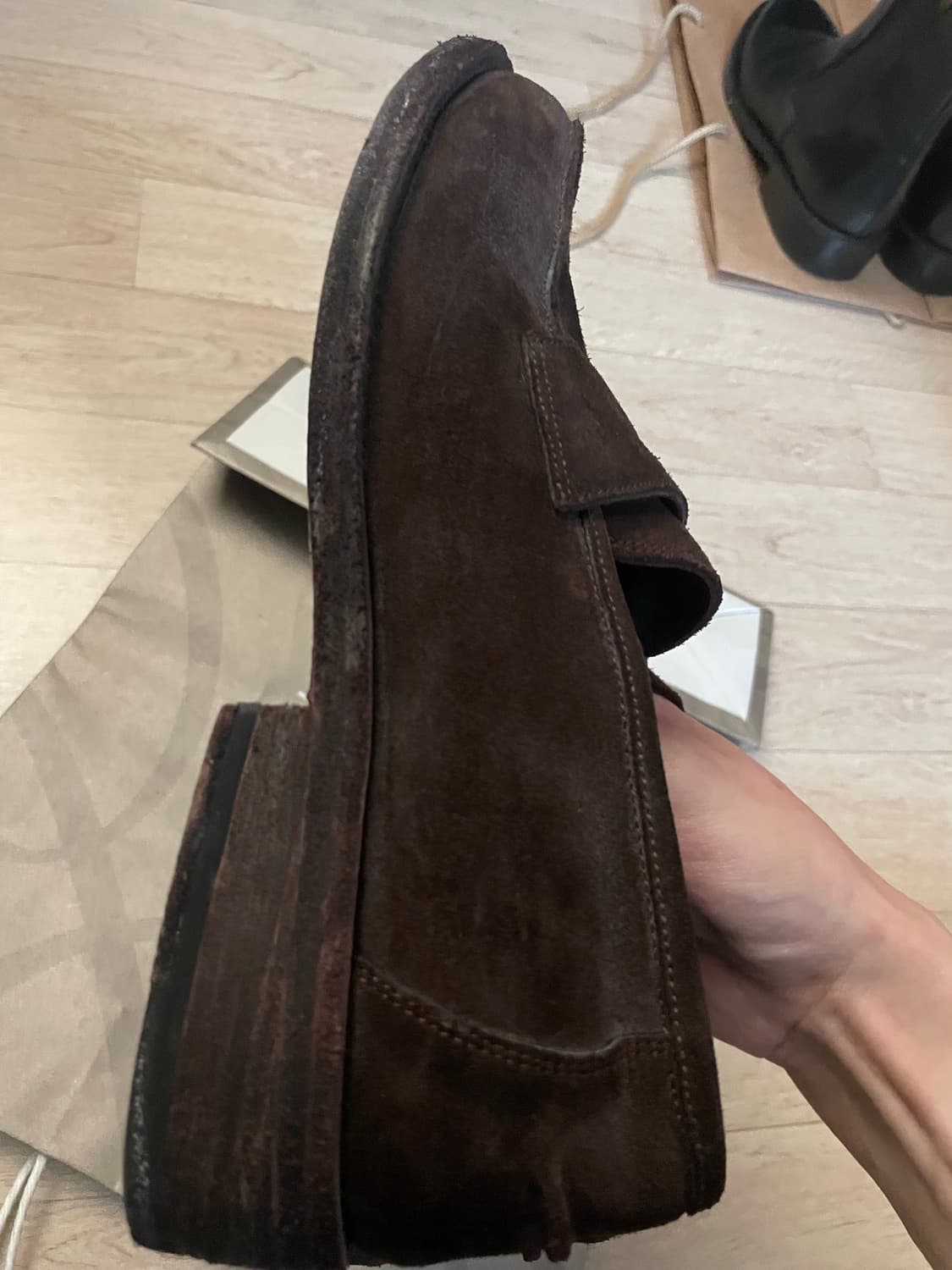 킨치 810a 브라운 스웨이드 로퍼 상품이미지8