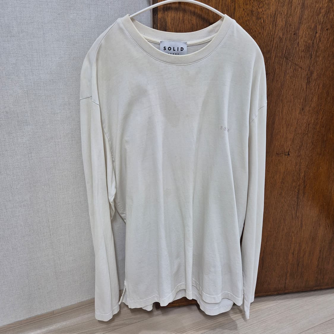 솔리드옴므 롱슬리브 긴팔 우영미 송지오옴므 타임 시스템옴므  상품이미지1
