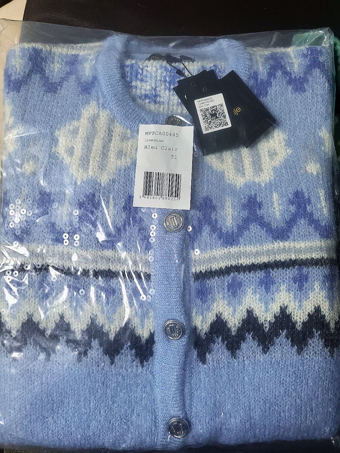 마쥬 클로버 시퀸 가디건(택있 새제품) 상품이미지4