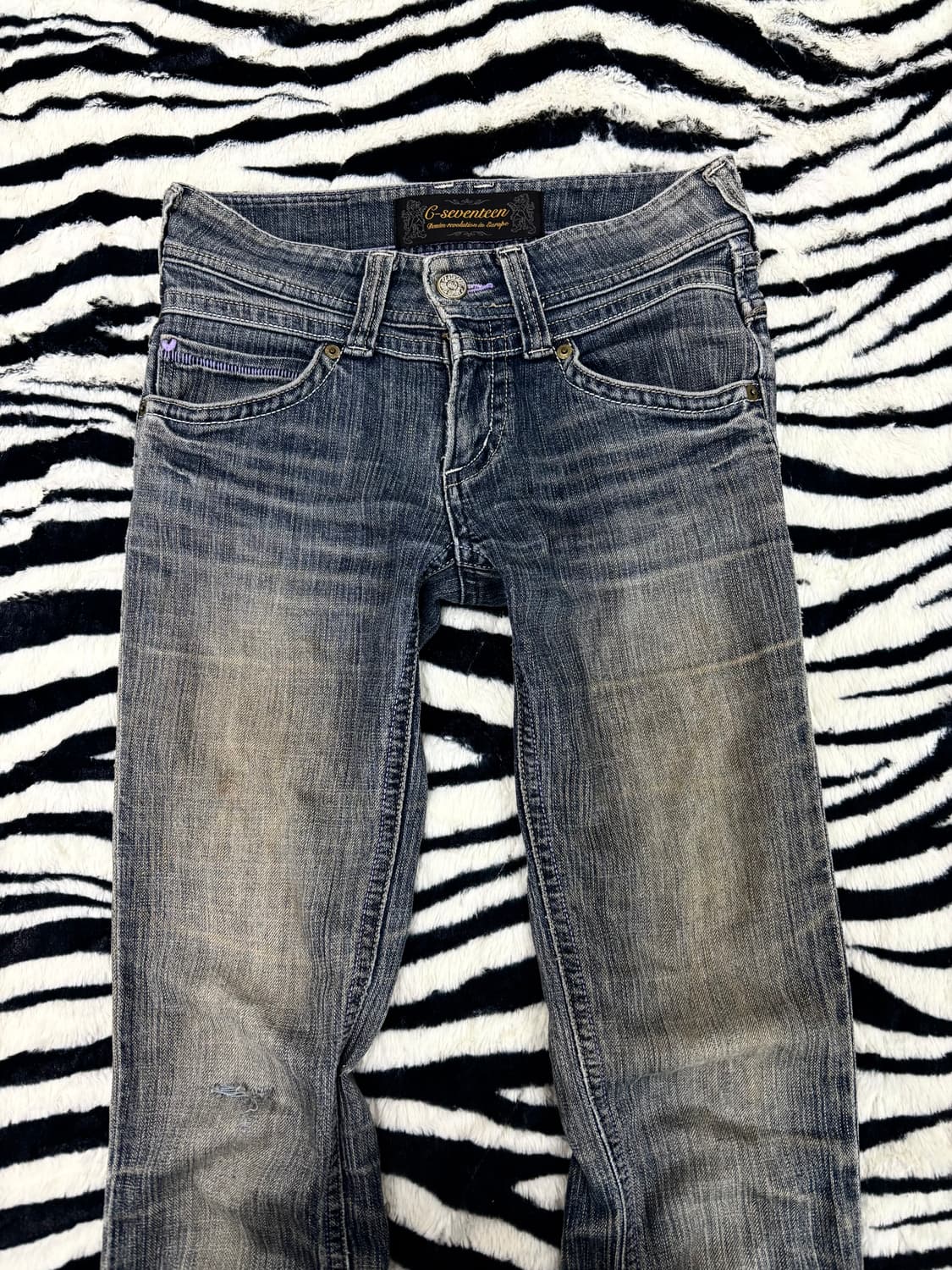 [G-Seventeen]Y2K Washed Boots Cut Pants 상품이미지6