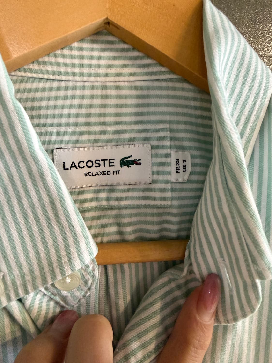 라코스테 relaxed fit 반팔셔츠 38 상품이미지4