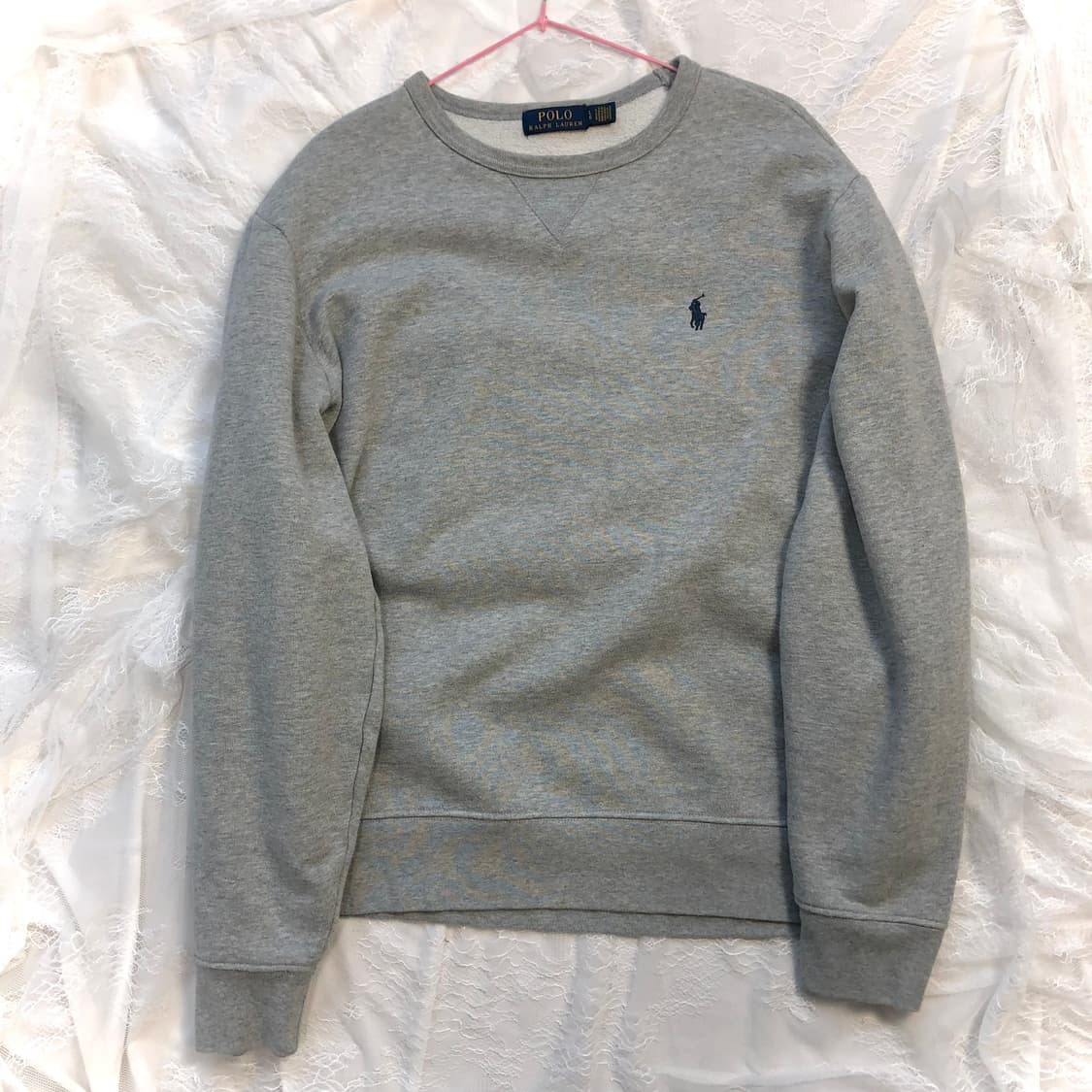 폴로 그레이 맨투맨 상품이미지1