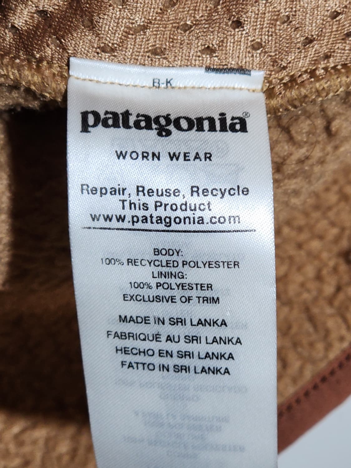 (S) 파타고니아 플리스 점퍼 후드 뽀글이 후리스 자켓  상품이미지5