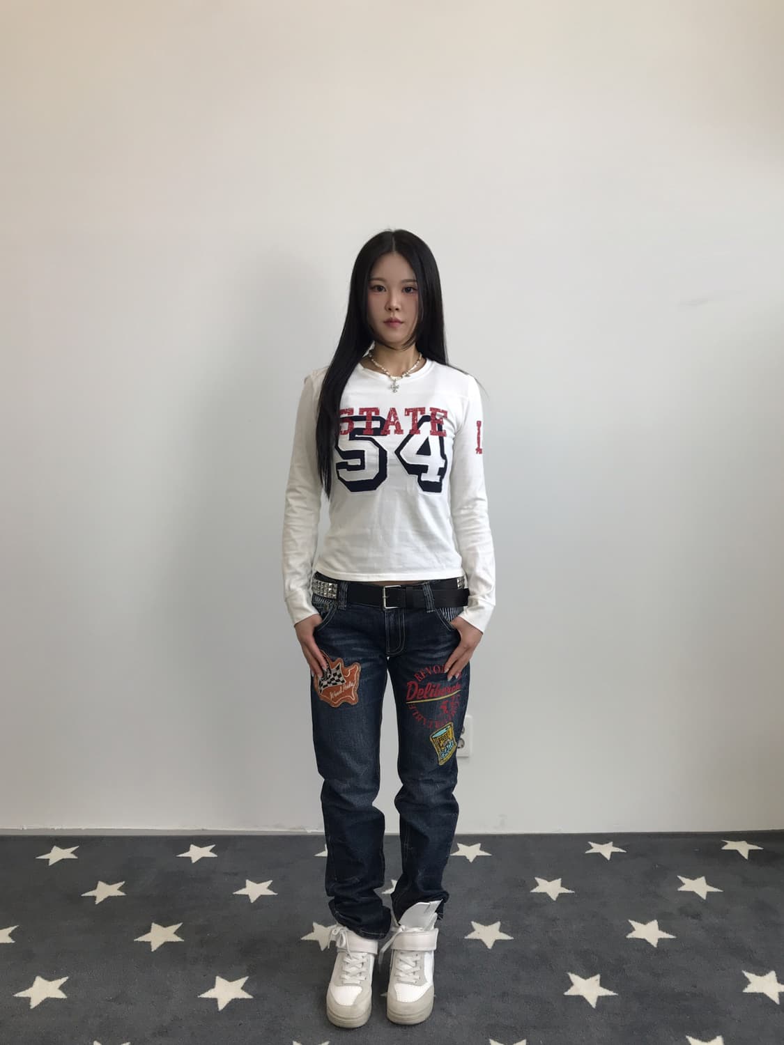 Jpn Kitsch Graphic Long Sleeve T-Shirts 상품이미지1