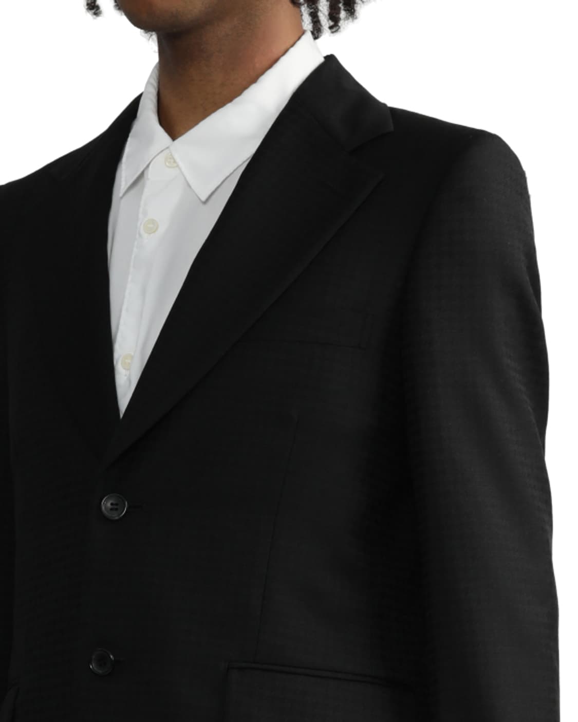 새상품 꼼데가르송 옴므플러스 퍼 롱블레이져 S 상품이미지6