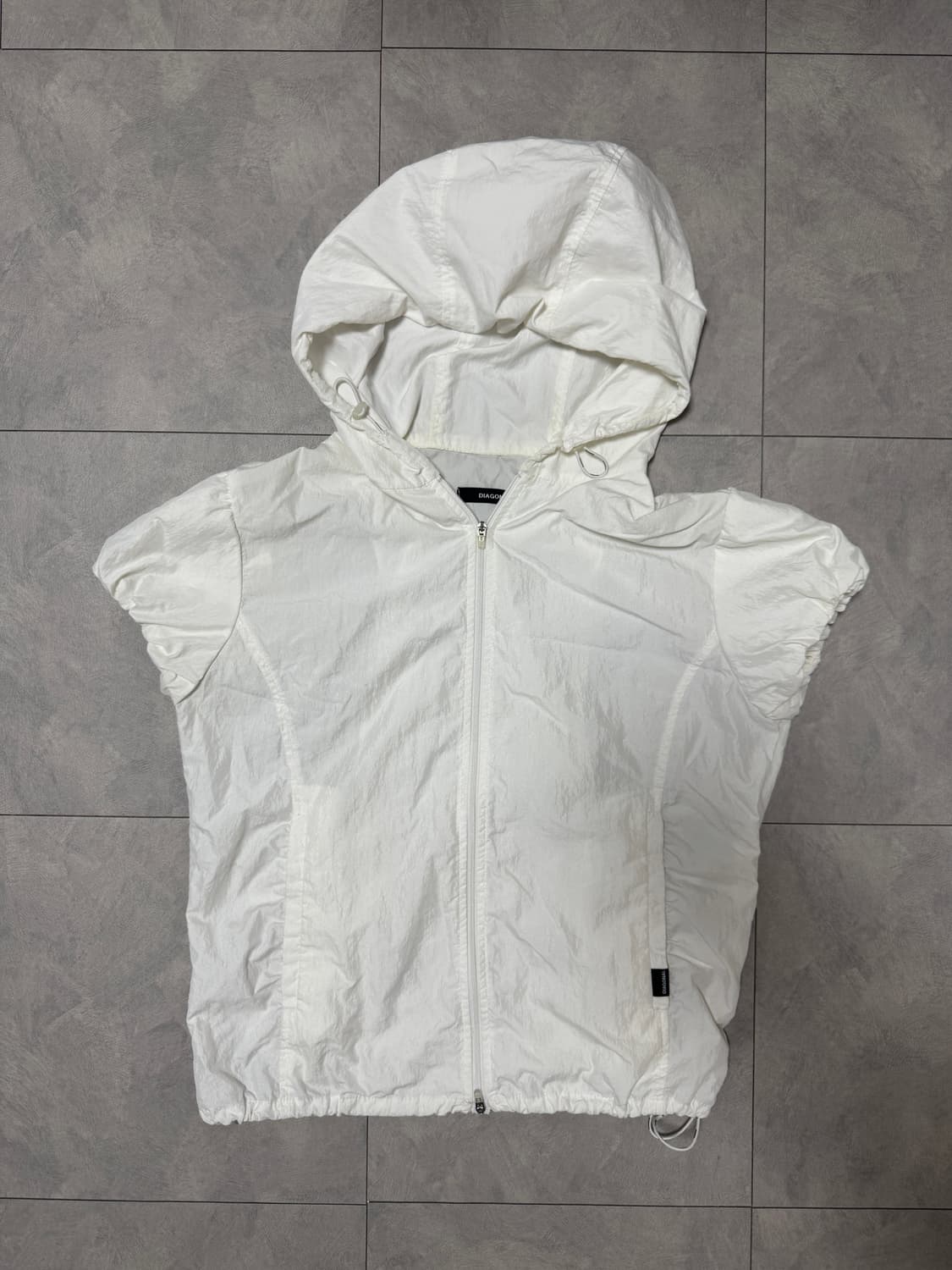 다이애그널 WRINKLED HOODIE ZIP UP 상품이미지1