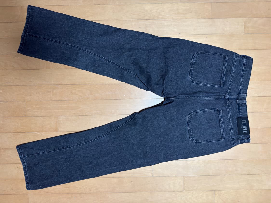 트위스트 심 워싱 데님 팬츠 상품이미지2