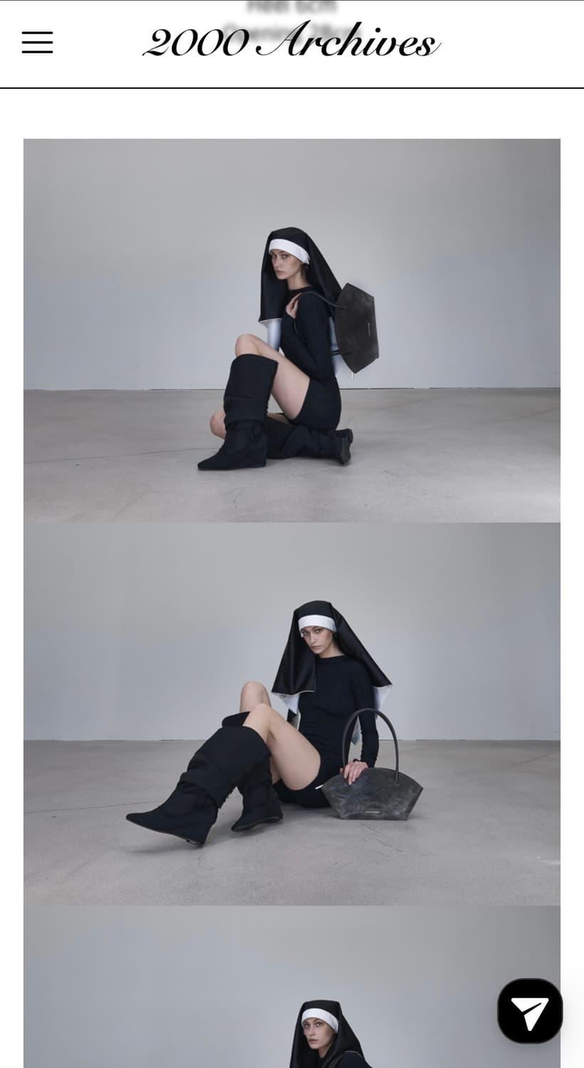 2000아카이브스 EFFY BOOTS 블랙 상품이미지3