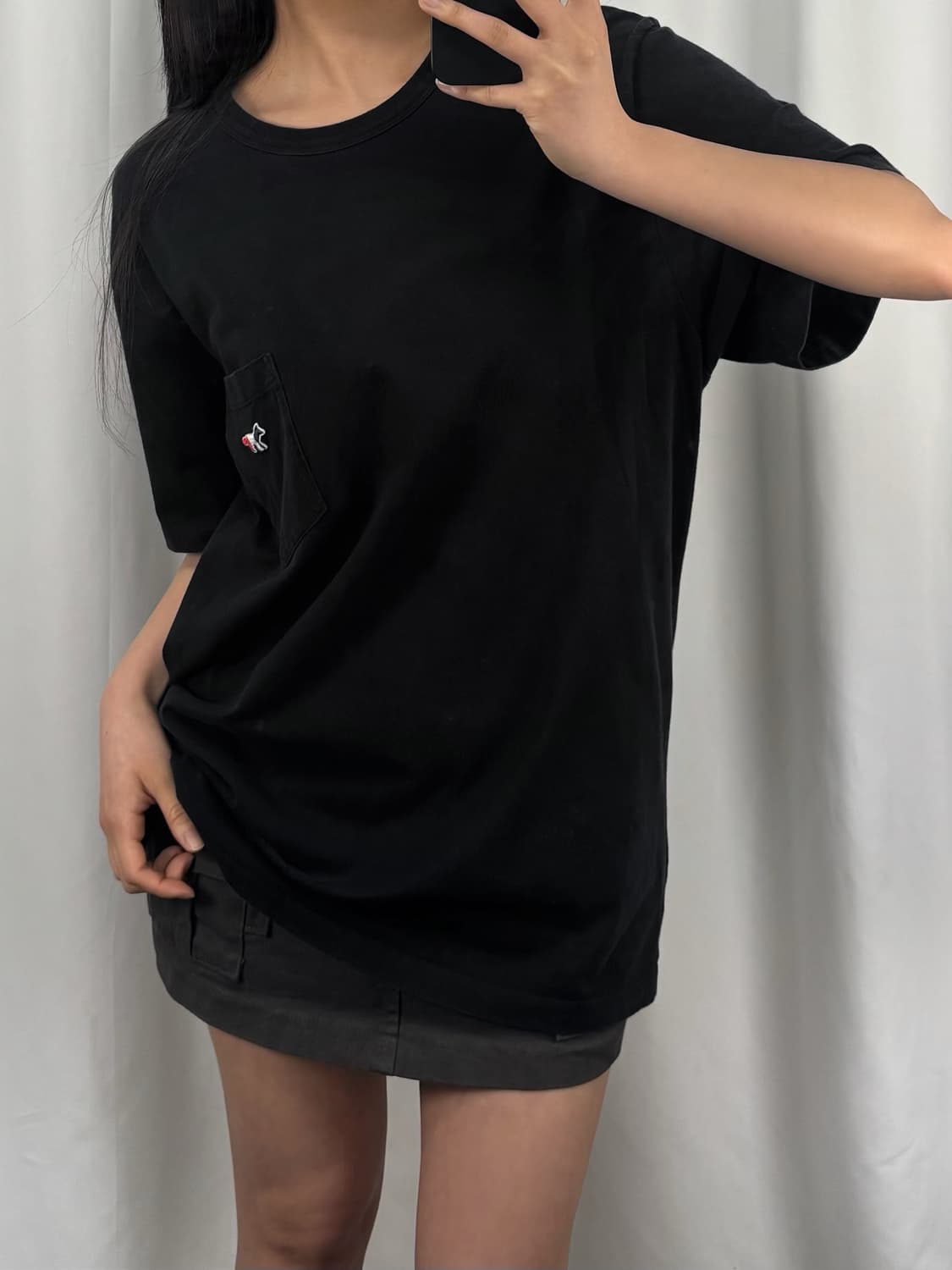 메종키츠네 트리컬러 포켓 반팔 상품이미지2