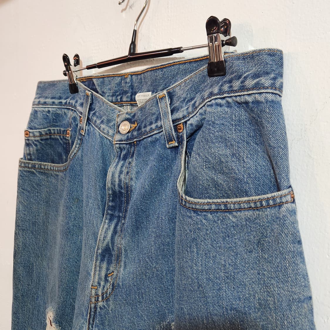 리바이스 560 디스트로이드 체크 데님 팬츠  상품이미지3